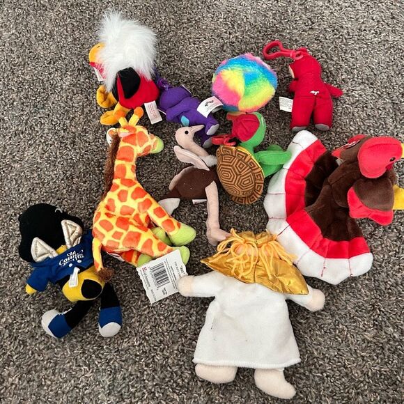 Lot of TY Beanie Babies Plush + Teletubbies Keychains Vintage Mixed Toys - Picture 4 of 14